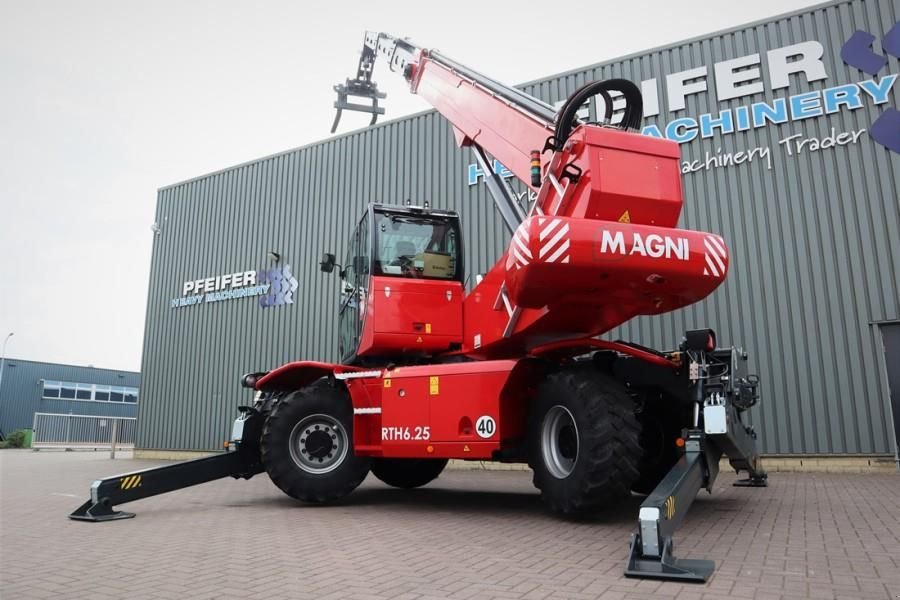 Teleskoplader a típus Sonstige MAGNI RTH 6.25 Valid inspection, 6t Cap. 25m Boom, Forks, Gebrauchtmaschine ekkor: Groenlo (Kép 9)