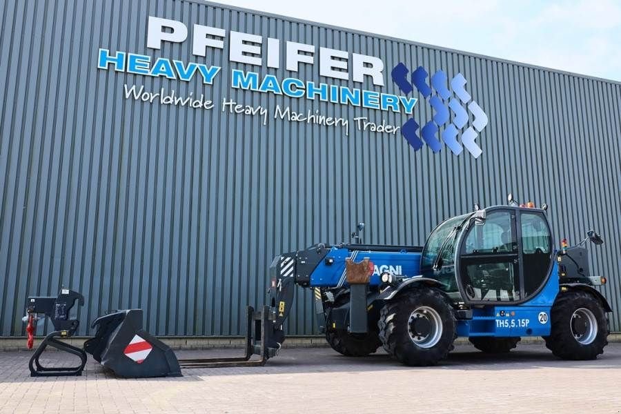 Teleskoplader of the type Sonstige MAGNI TH5,5.15-D7/D Diesel, 4x4x4 Drive, 5.5t Capacity,, Gebrauchtmaschine in Groenlo (Picture 1)