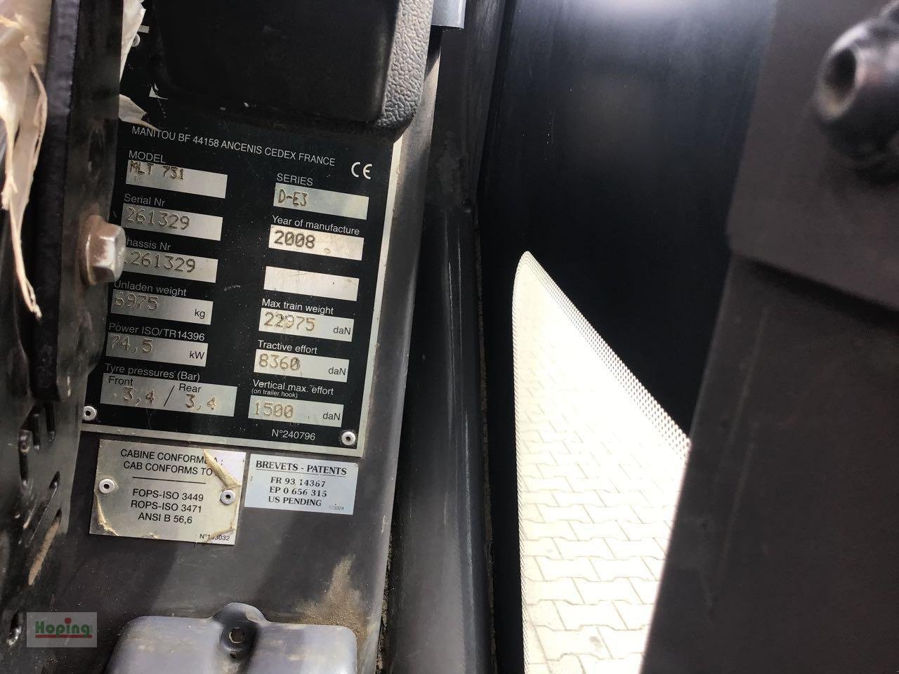 Teleskoplader typu Sonstige Manitou MLT 731, Gebrauchtmaschine v Bakum (Obrázek 15)