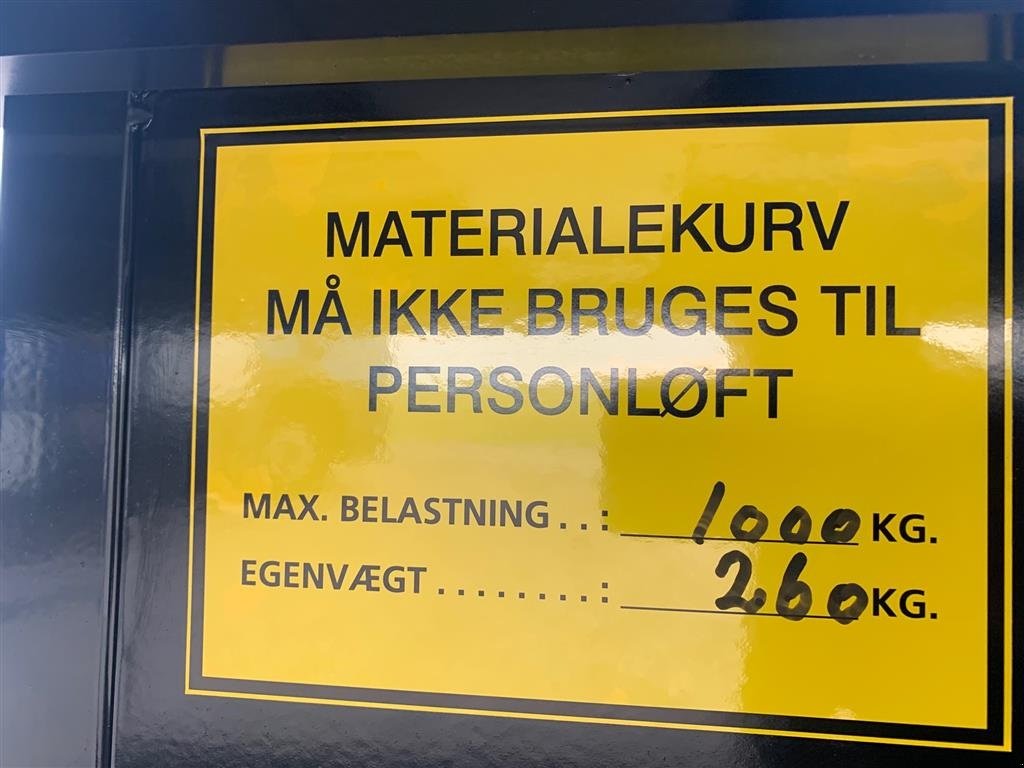 Teleskoplader du type Sonstige Materialekurv til gafler, Gebrauchtmaschine en Mariager (Photo 5)