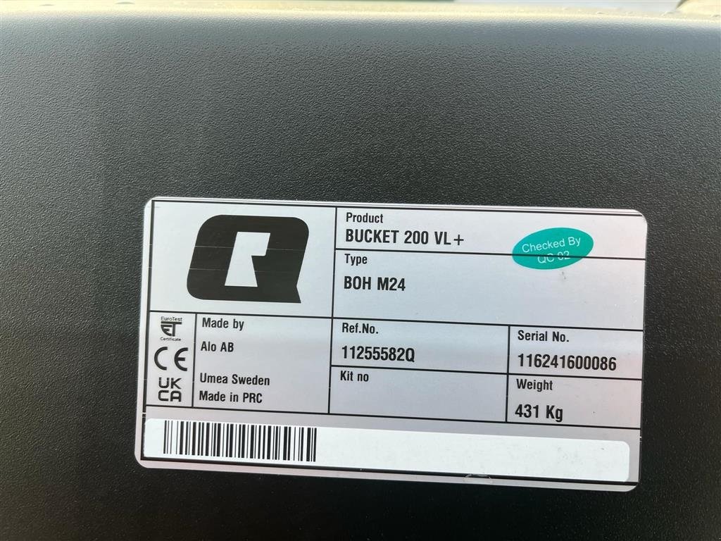 Teleskoplader typu Sonstige VL+ 200 Kornskovl, Gebrauchtmaschine v Mariager (Obrázek 5)