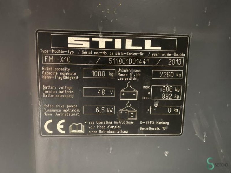 Teleskoplader typu Still FM-X10, Gebrauchtmaschine v Wijchen (Obrázek 10)