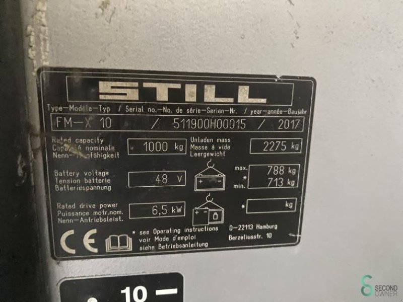 Teleskoplader of the type Still FM-X10, Gebrauchtmaschine in Wijchen (Picture 10)