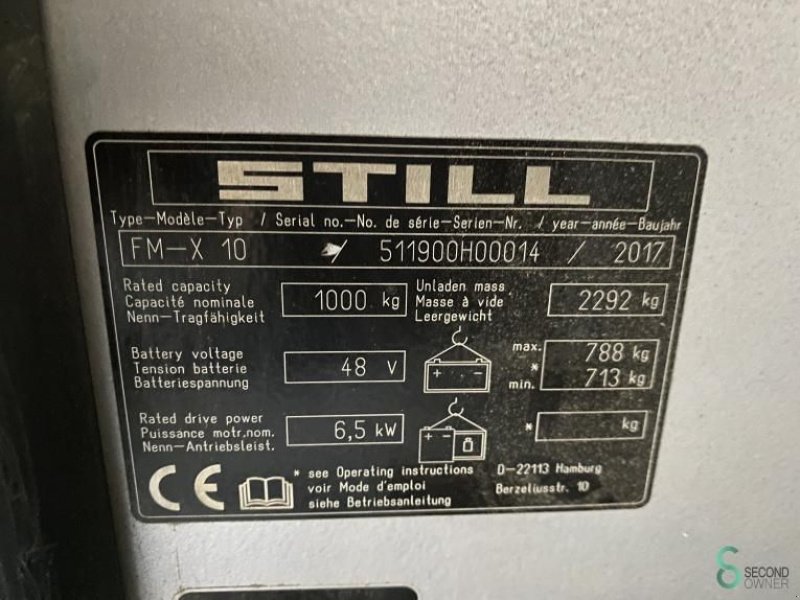Teleskoplader tip Still FM-X10, Gebrauchtmaschine in Wijchen (Poză 10)