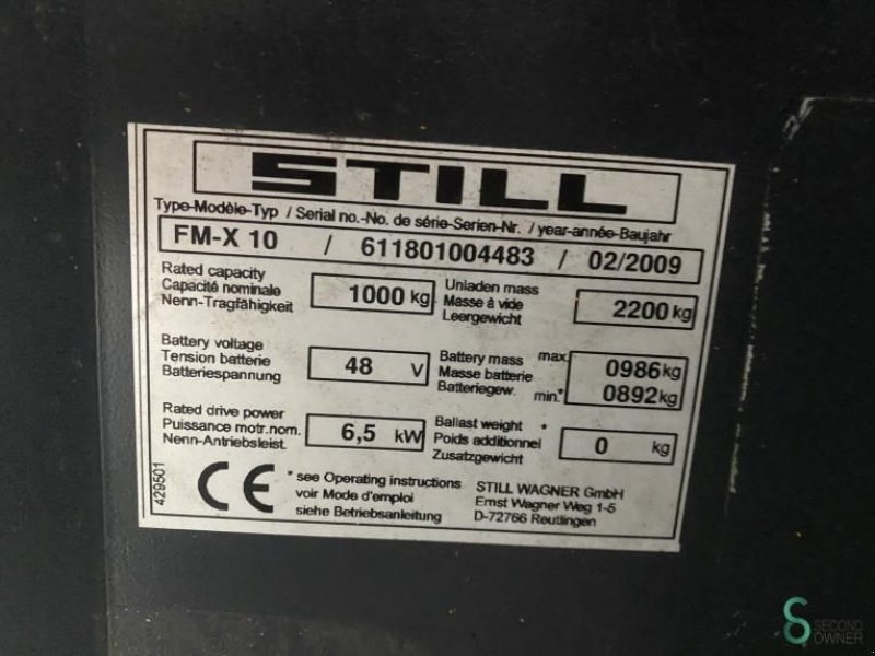 Teleskoplader typu Still FM-X10, Gebrauchtmaschine v Wijchen (Obrázok 4)