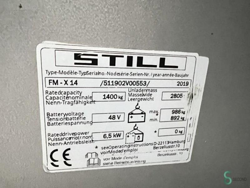 Teleskoplader typu Still FM-X14, Gebrauchtmaschine v Wijchen (Obrázek 8)
