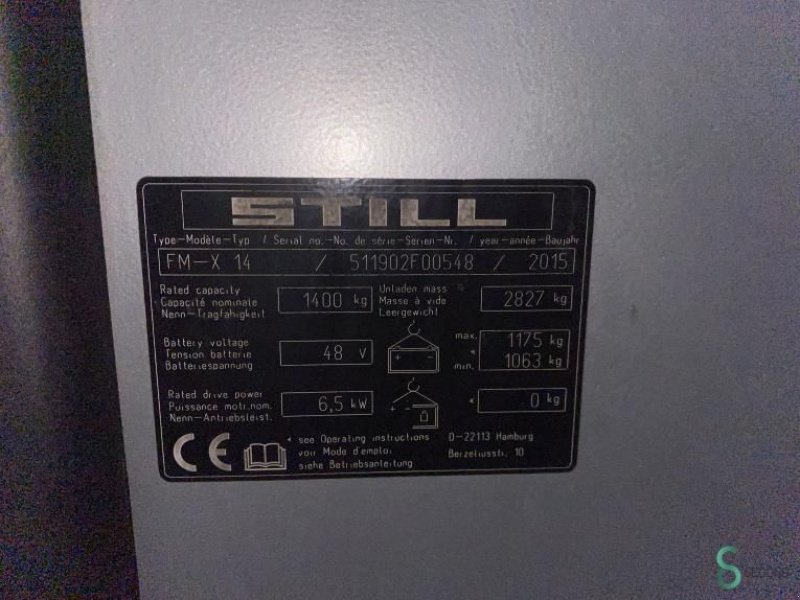 Teleskoplader typu Still FM-X14, Gebrauchtmaschine v Wijchen (Obrázek 11)