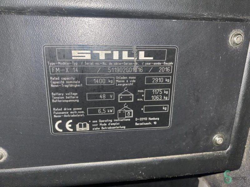 Teleskoplader typu Still FM-X14, Gebrauchtmaschine v Wijchen (Obrázek 9)