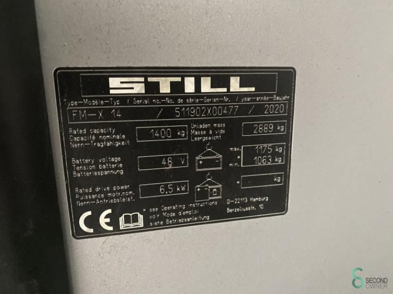 Teleskoplader typu Still FM-X14, Gebrauchtmaschine v Wijchen (Obrázek 10)