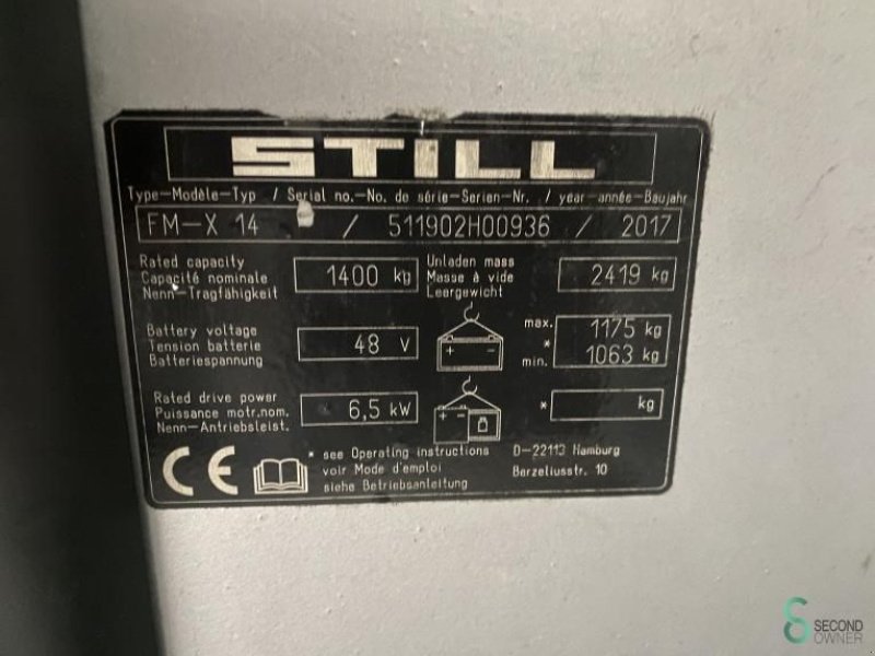 Teleskoplader des Typs Still FM-X14, Gebrauchtmaschine in Wijchen (Bild 10)