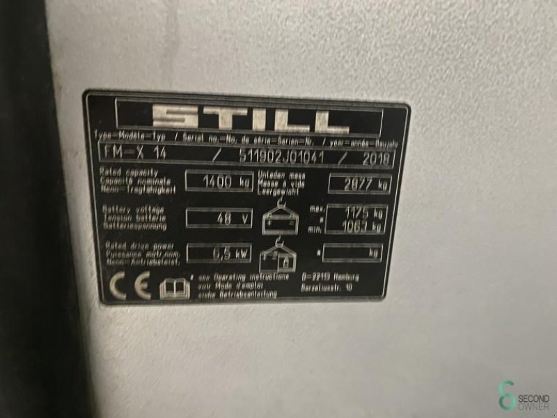 Teleskoplader typu Still FM-X14, Gebrauchtmaschine v Wijchen (Obrázek 8)
