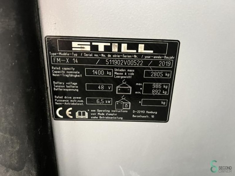 Teleskoplader des Typs Still FM-X14, Gebrauchtmaschine in Wijchen (Bild 5)