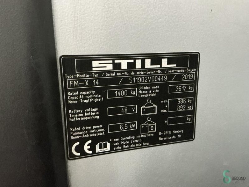 Teleskoplader tip Still FM-X14, Gebrauchtmaschine in Wijchen (Poză 11)