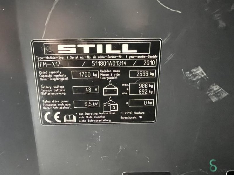 Teleskoplader des Typs Still FM-X17, Gebrauchtmaschine in Wijchen (Bild 8)