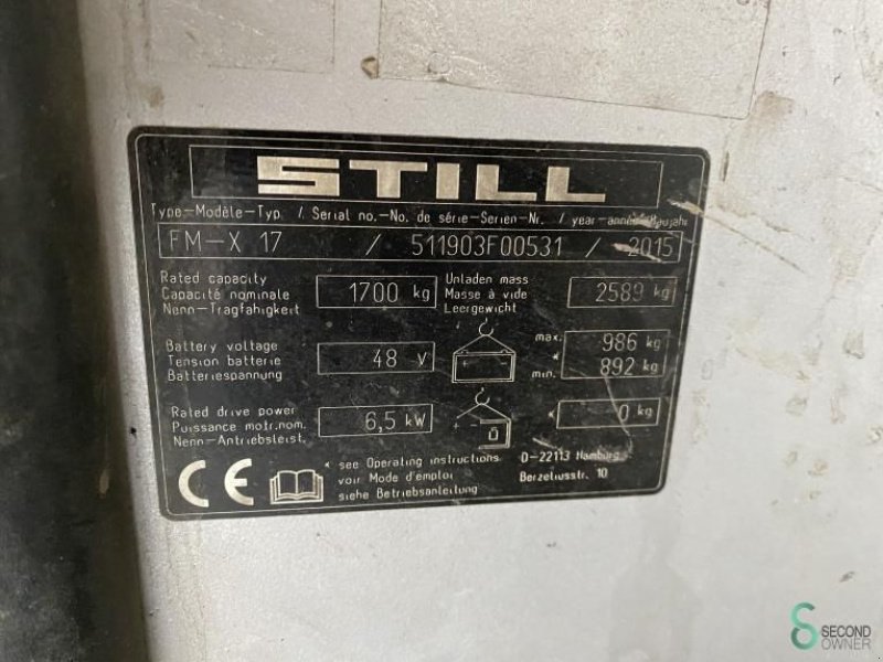 Teleskoplader typu Still FM-X17, Gebrauchtmaschine v Wijchen (Obrázek 9)