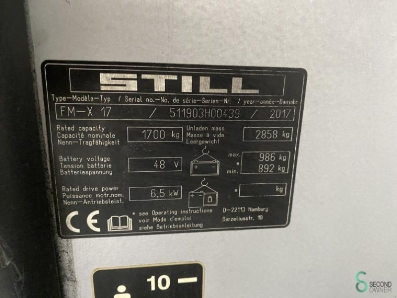 Teleskoplader typu Still FM-X17, Gebrauchtmaschine v Wijchen (Obrázek 10)