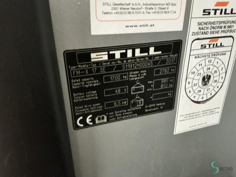 Teleskoplader tip Still FM-X17SE, Gebrauchtmaschine in Wijchen (Poză 11)