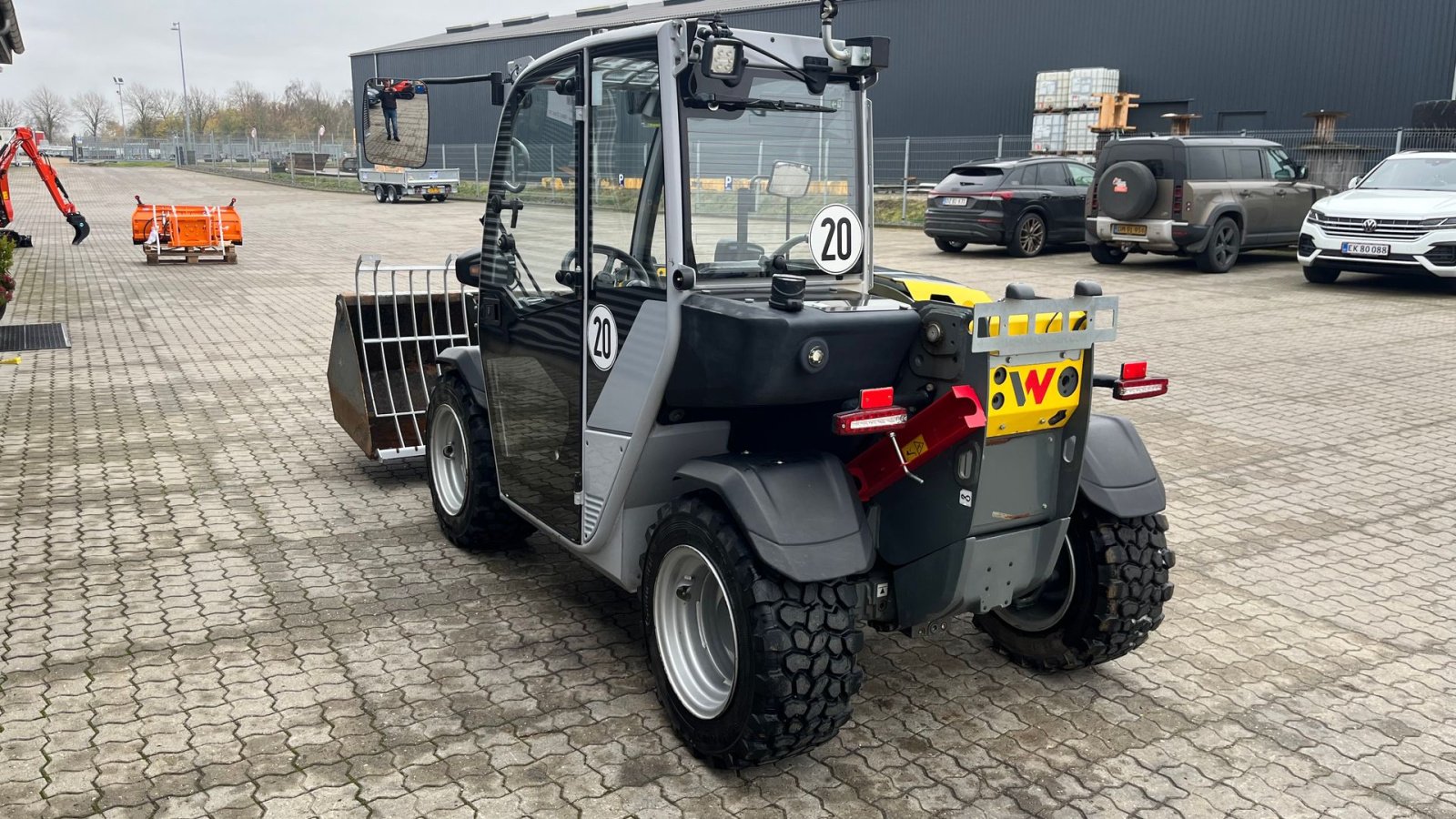 Teleskoplader of the type Wacker Neuson TH412 Velholdt lille teleskoplæsser, Gebrauchtmaschine in Rønnede (Picture 16)
