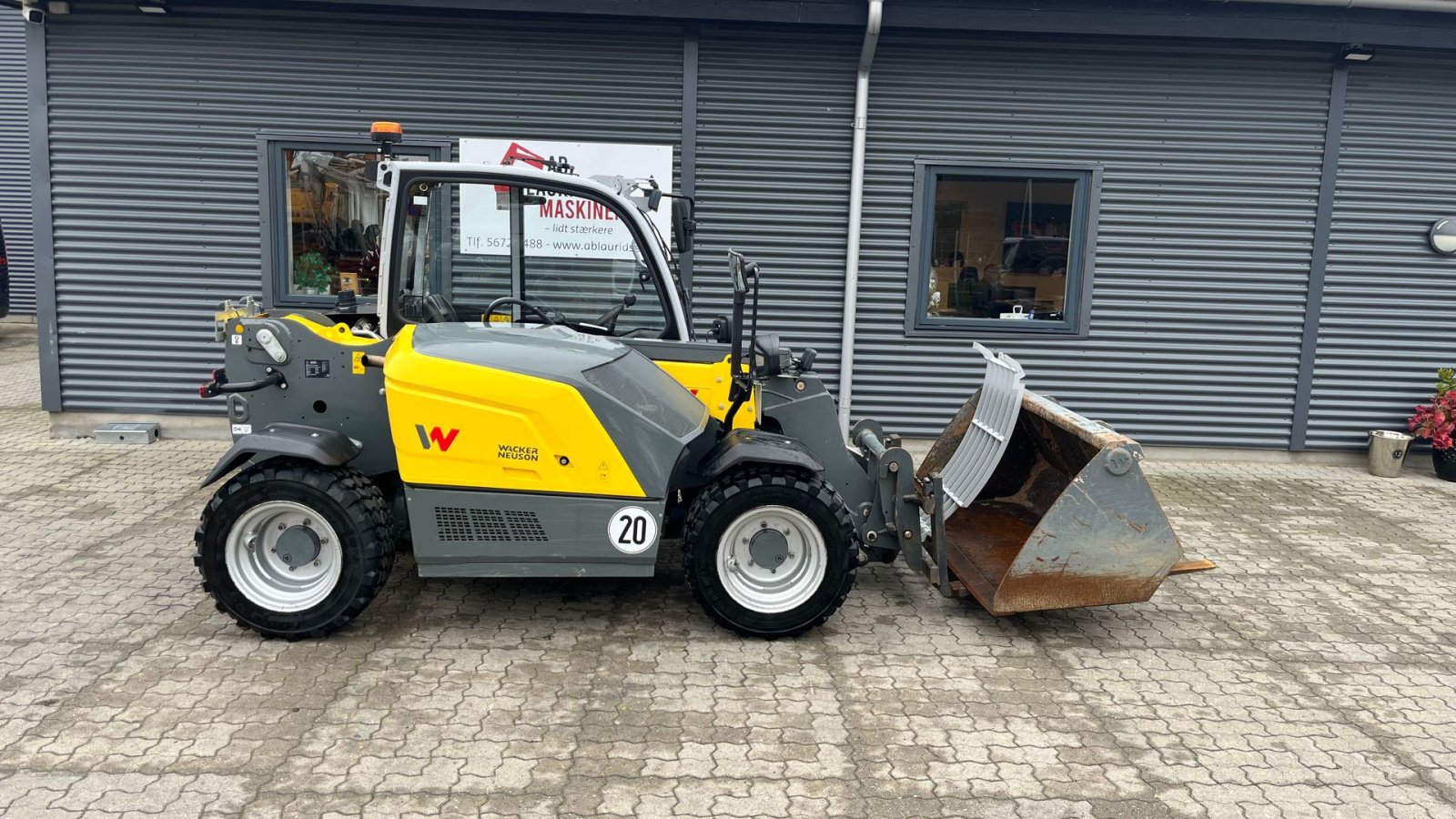 Teleskoplader of the type Wacker Neuson TH412 Velholdt lille teleskoplæsser, Gebrauchtmaschine in Rønnede (Picture 1)