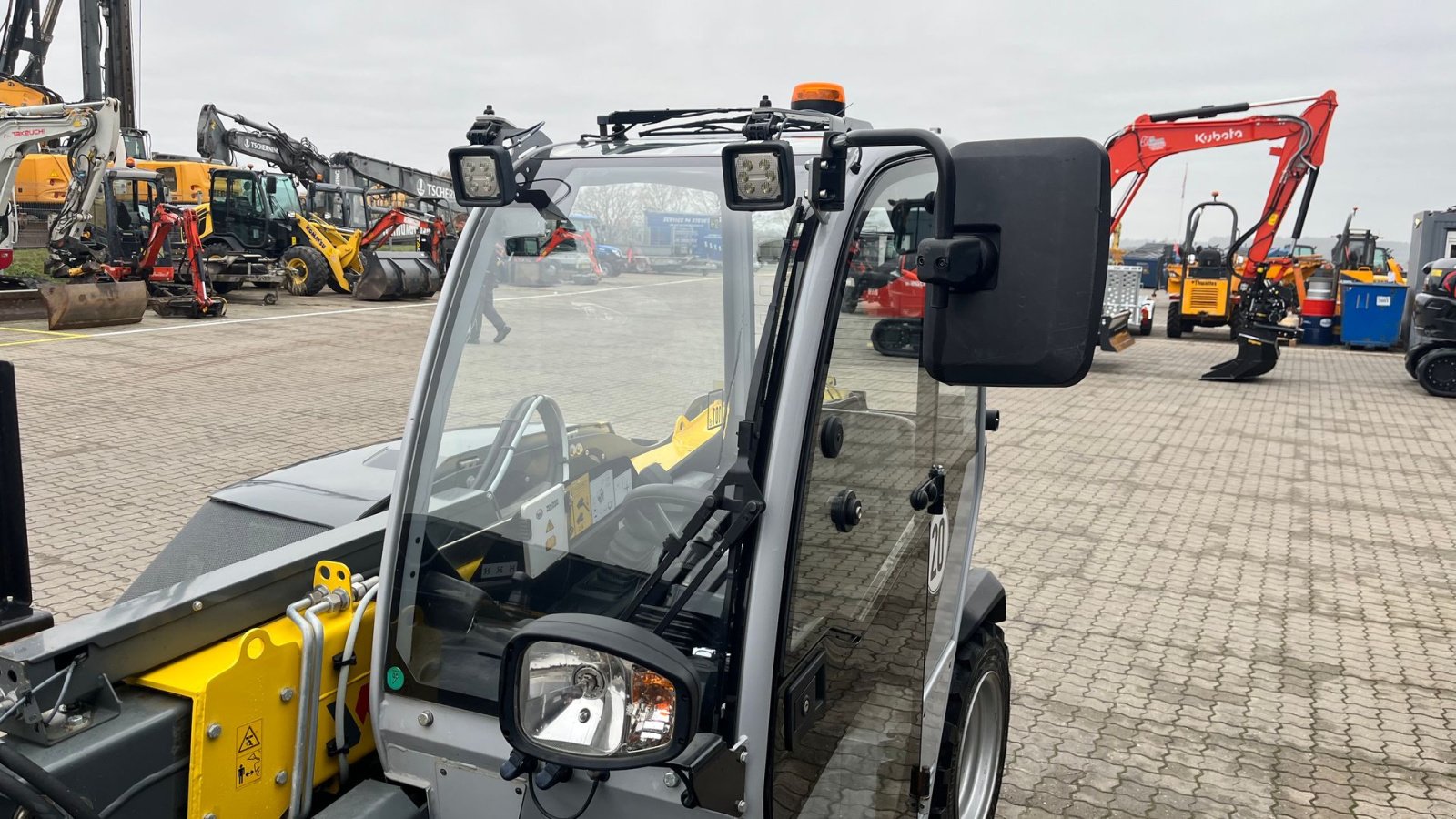 Teleskoplader of the type Wacker Neuson TH412 Velholdt lille teleskoplæsser, Gebrauchtmaschine in Rønnede (Picture 8)