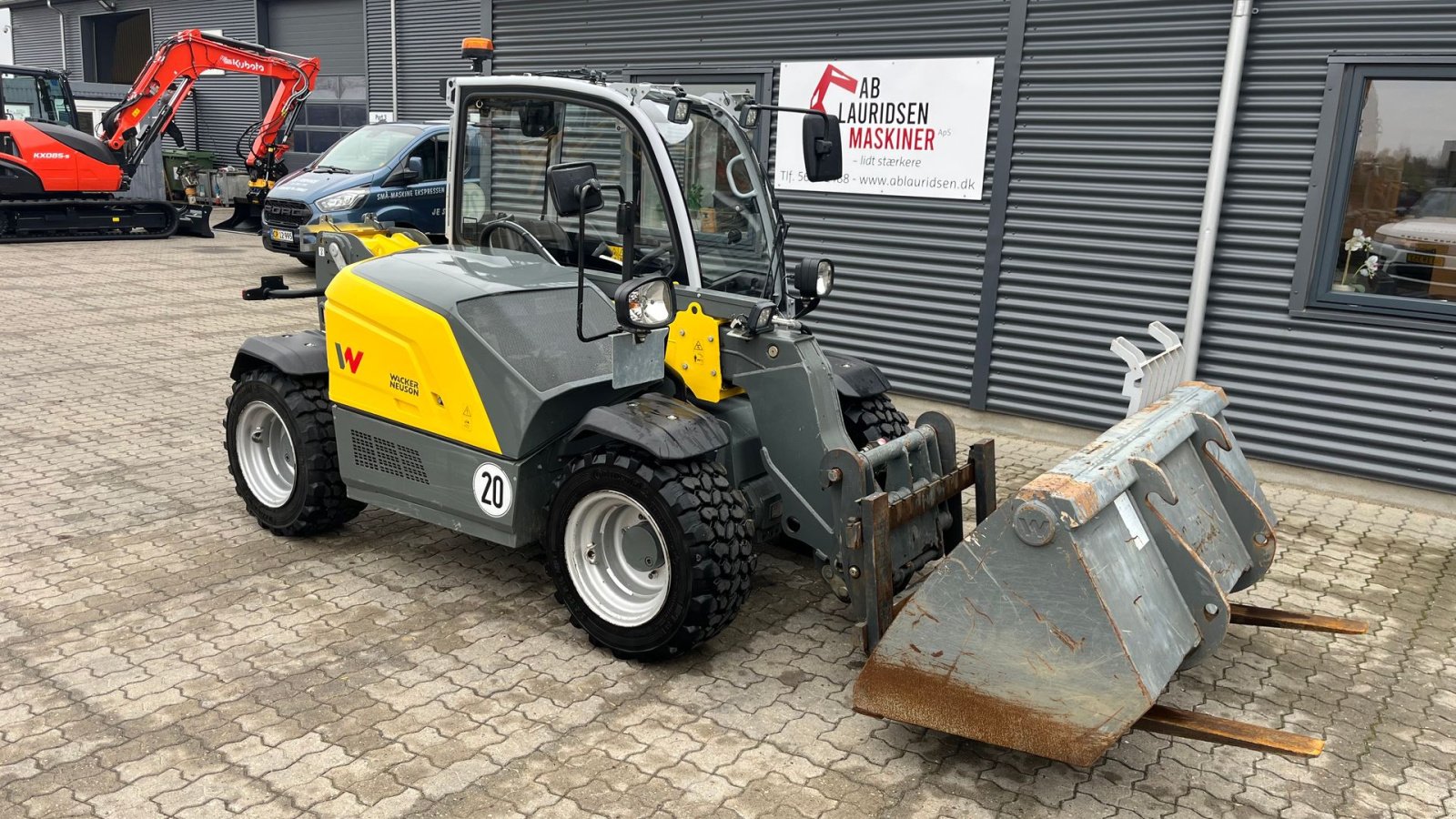 Teleskoplader of the type Wacker Neuson TH412 Velholdt lille teleskoplæsser, Gebrauchtmaschine in Rønnede (Picture 2)