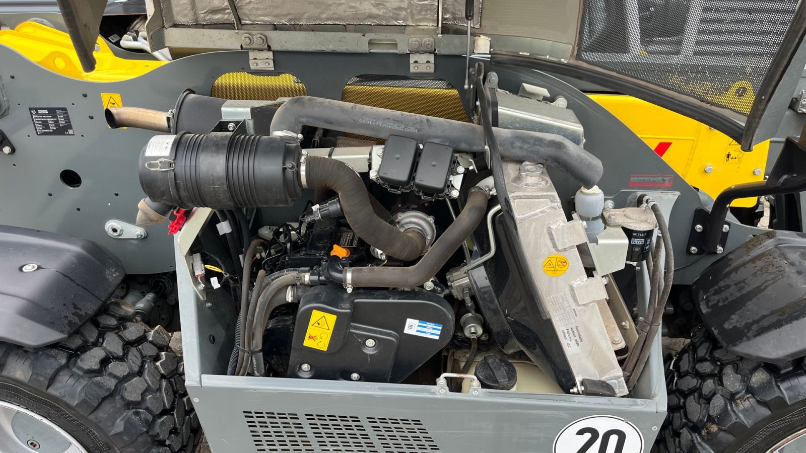 Teleskoplader of the type Wacker Neuson TH412 Velholdt lille teleskoplæsser, Gebrauchtmaschine in Rønnede (Picture 20)