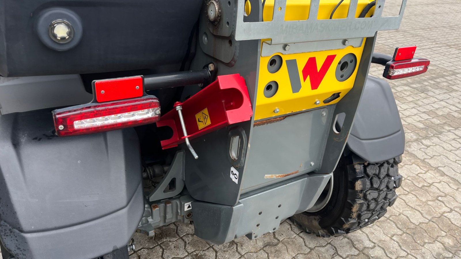 Teleskoplader of the type Wacker Neuson TH412 Velholdt lille teleskoplæsser, Gebrauchtmaschine in Rønnede (Picture 17)