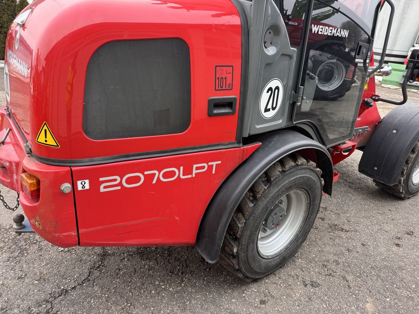 Teleskoplader des Typs Weidemann  2070 LP T, Gebrauchtmaschine in Traberg (Bild 12)
