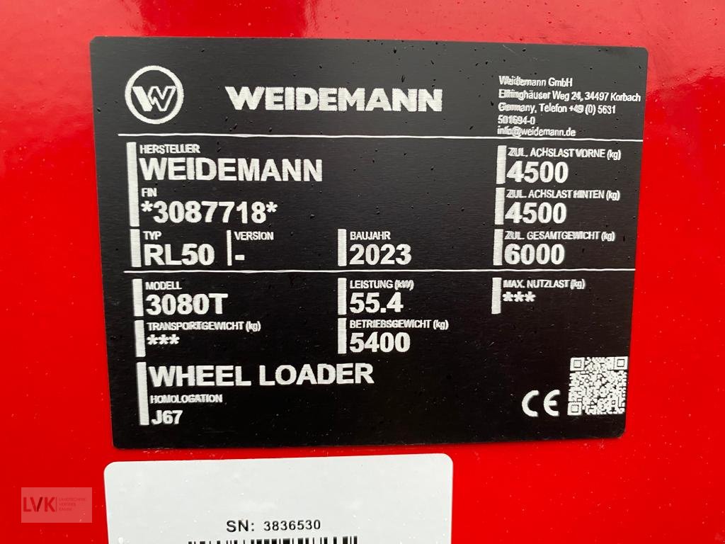 Teleskoplader des Typs Weidemann  3080T, Neumaschine in Weißenburg (Bild 7)