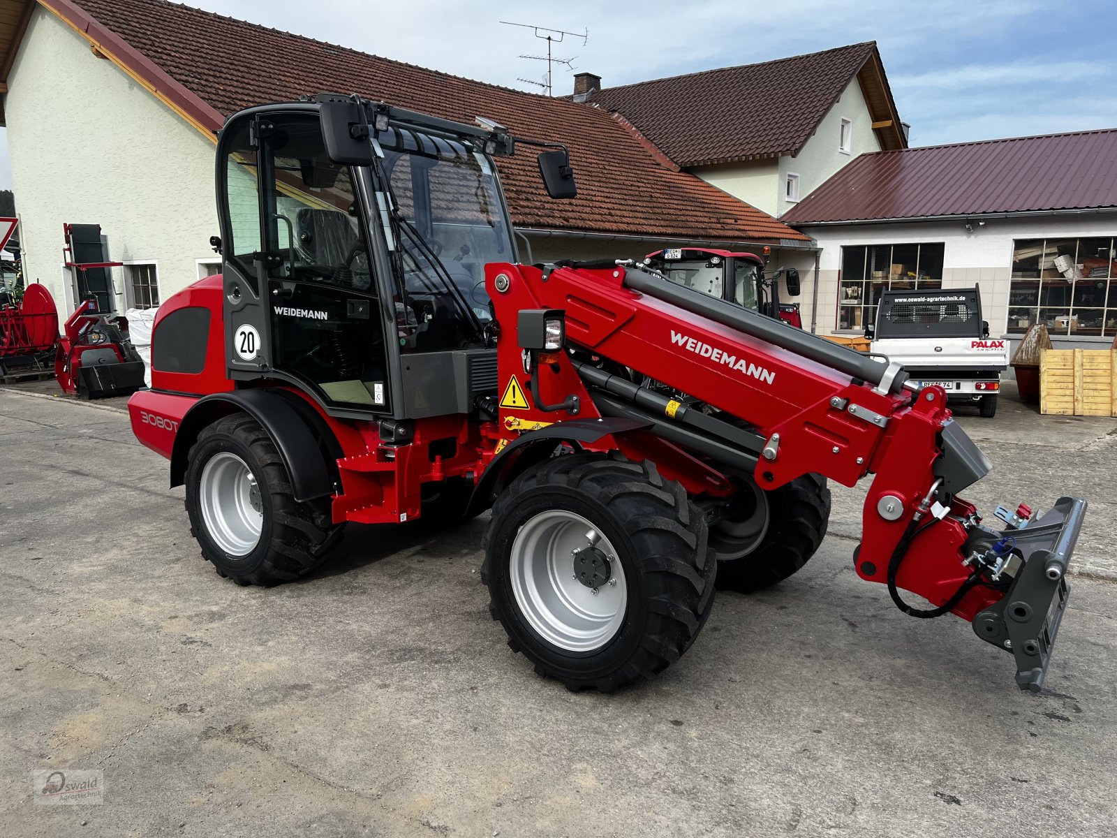 Teleskoplader typu Weidemann  3080T, Neumaschine v Regen (Obrázek 2)