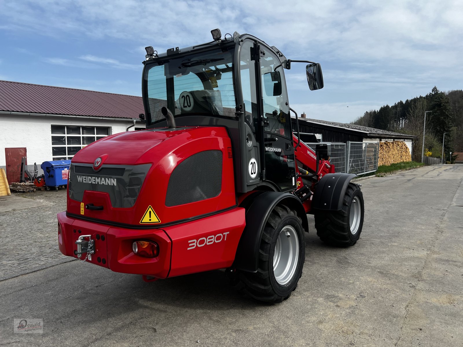 Teleskoplader typu Weidemann  3080T, Neumaschine v Regen (Obrázek 3)