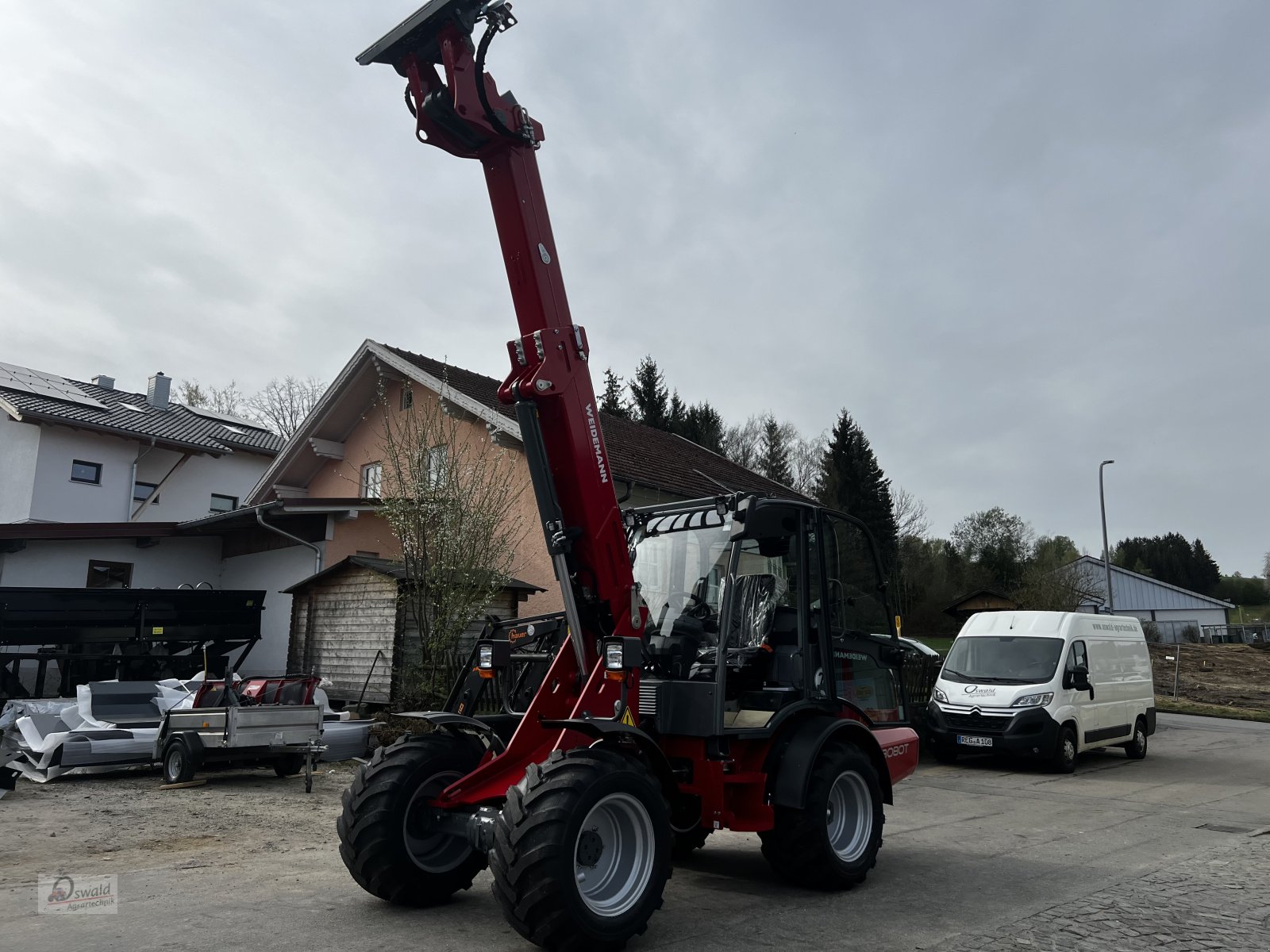 Teleskoplader typu Weidemann  3080T, Neumaschine v Regen (Obrázek 6)