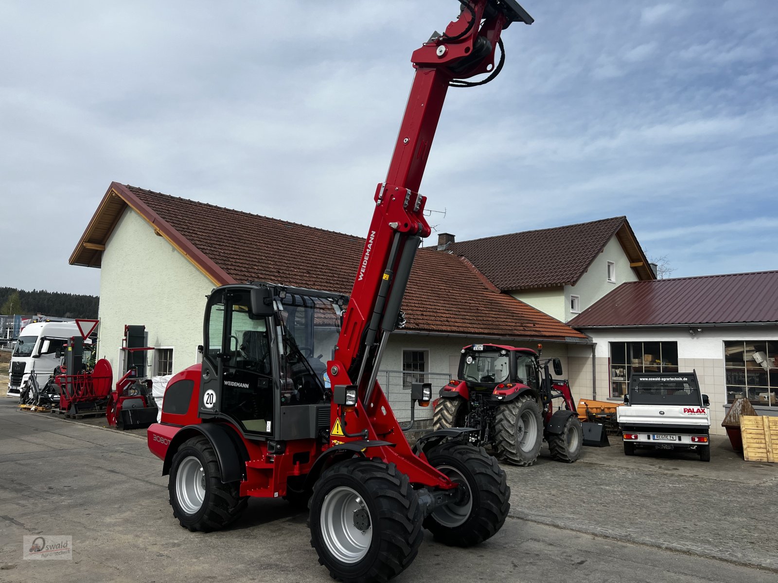 Teleskoplader typu Weidemann  3080T, Neumaschine v Regen (Obrázek 7)