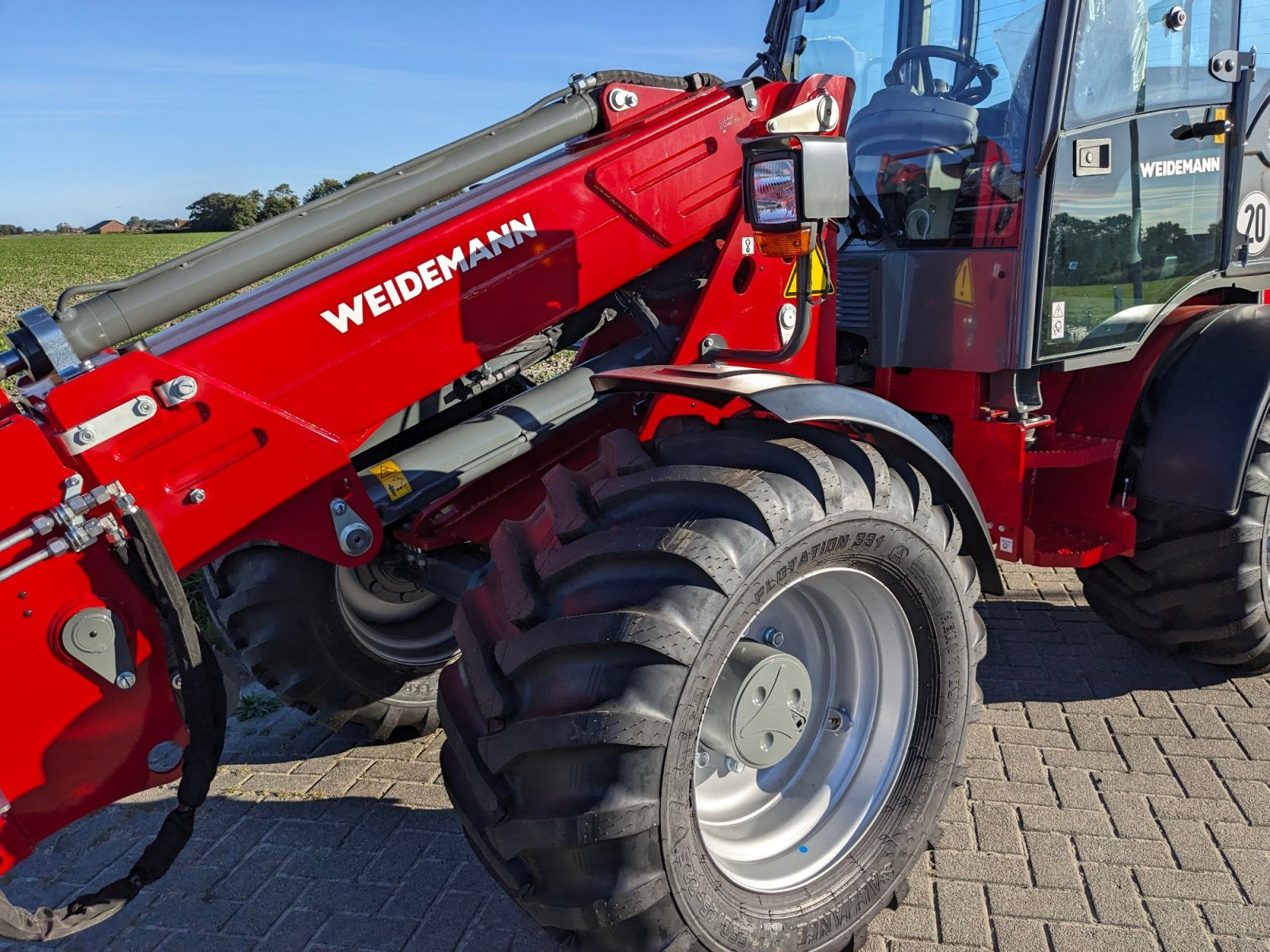 Teleskoplader del tipo Weidemann  3080T, Neumaschine In Dornum - Nesse (Immagine 11)