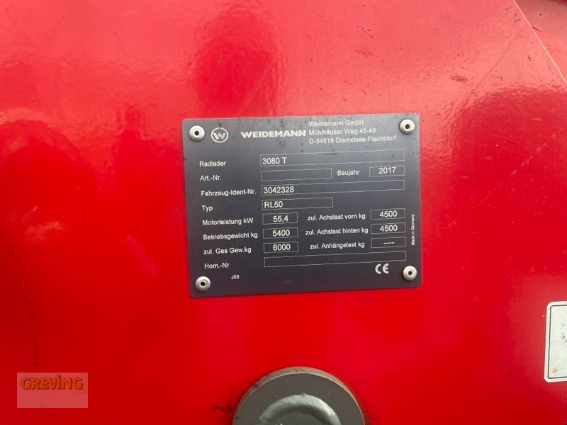 Teleskoplader του τύπου Weidemann  3080T, Gebrauchtmaschine σε Euskirchen (Φωτογραφία 11)