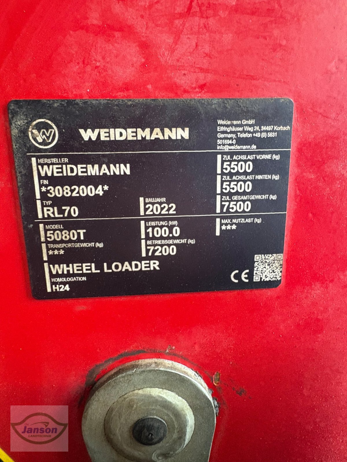 Teleskoplader tipa Weidemann  5080T, Gebrauchtmaschine u Diemelsee (Slika 5)
