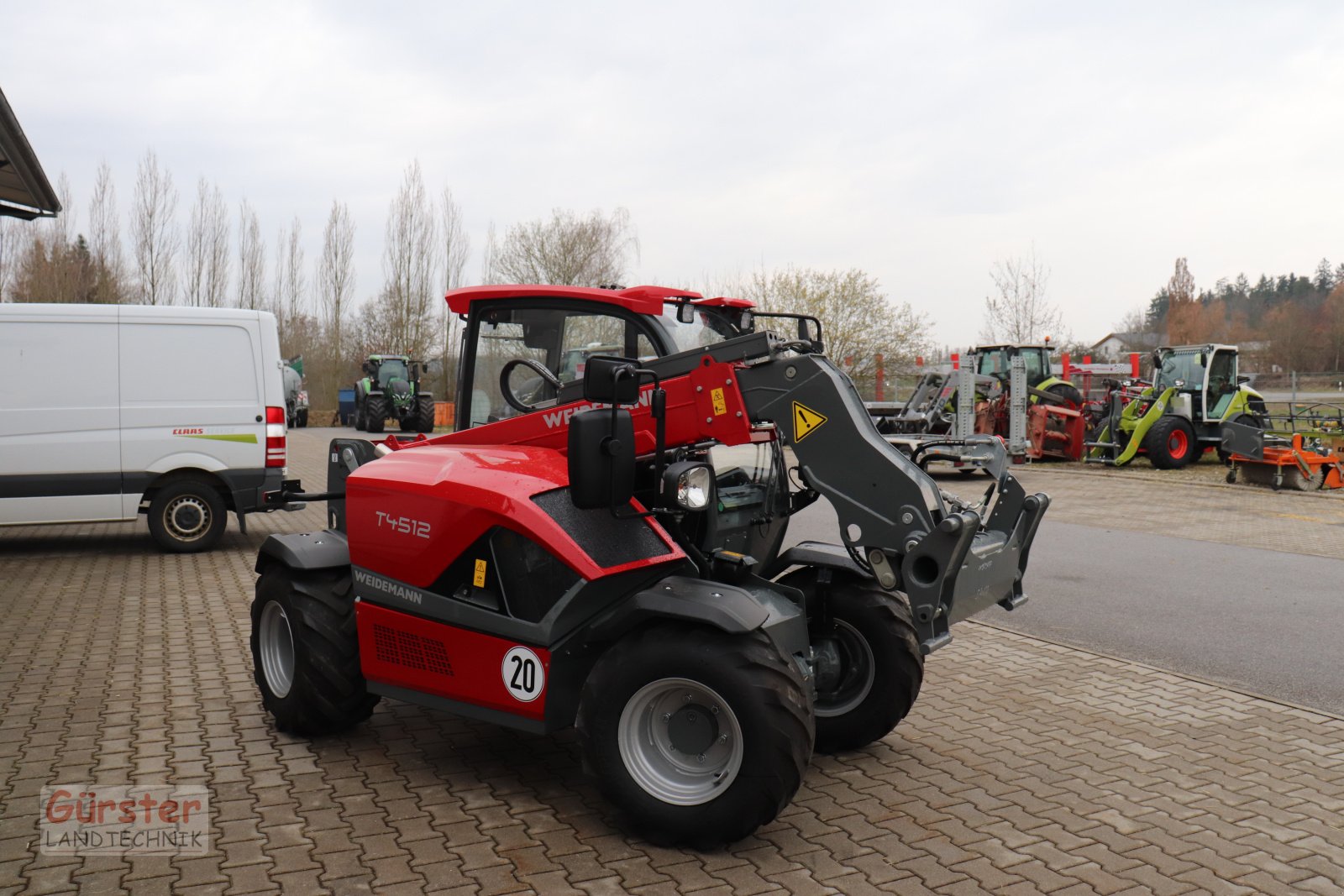 Teleskoplader of the type Weidemann  T 4512, Neumaschine in Mitterfels (Picture 1)