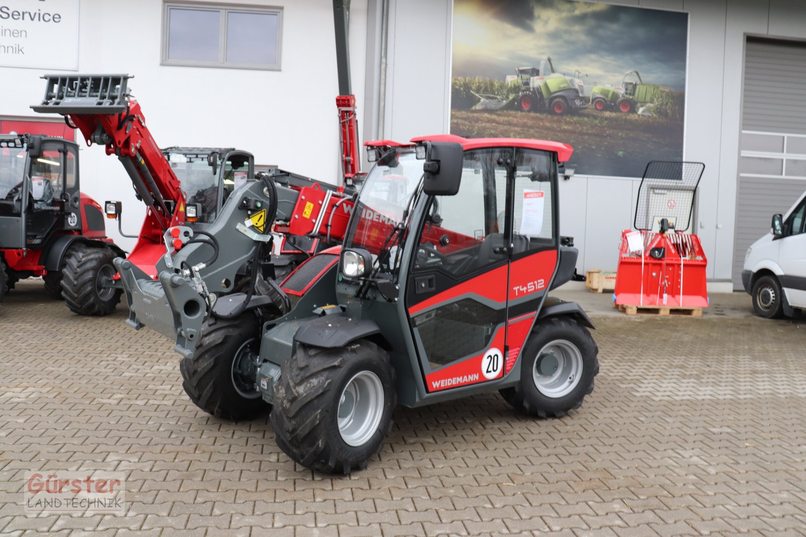 Teleskoplader of the type Weidemann  T 4512, Neumaschine in Mitterfels (Picture 2)