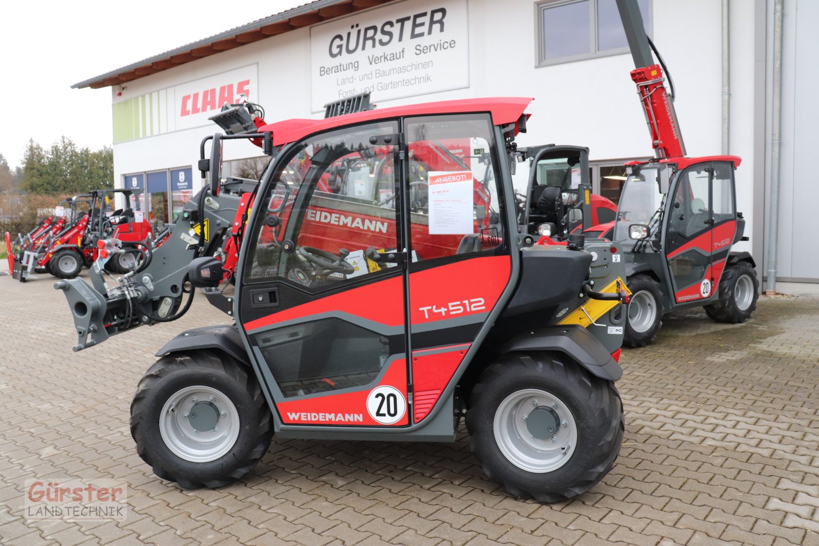 Teleskoplader of the type Weidemann  T 4512, Neumaschine in Mitterfels (Picture 3)