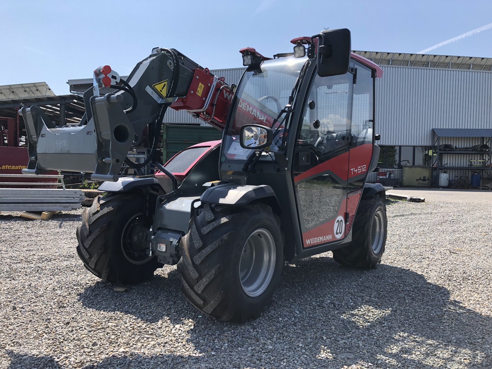 Teleskoplader του τύπου Weidemann  T 4512, Neumaschine σε Altusried-Kimratshofen (Φωτογραφία 4)
