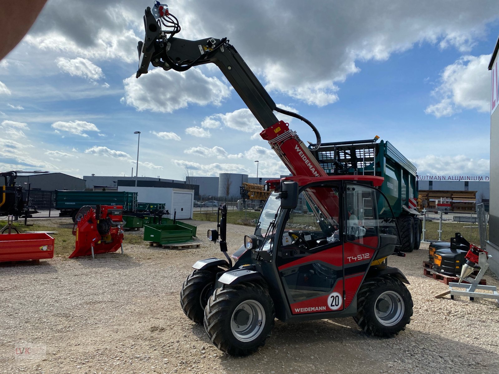 Teleskoplader of the type Weidemann  T 4512, Neumaschine in Weißenburg (Picture 3)