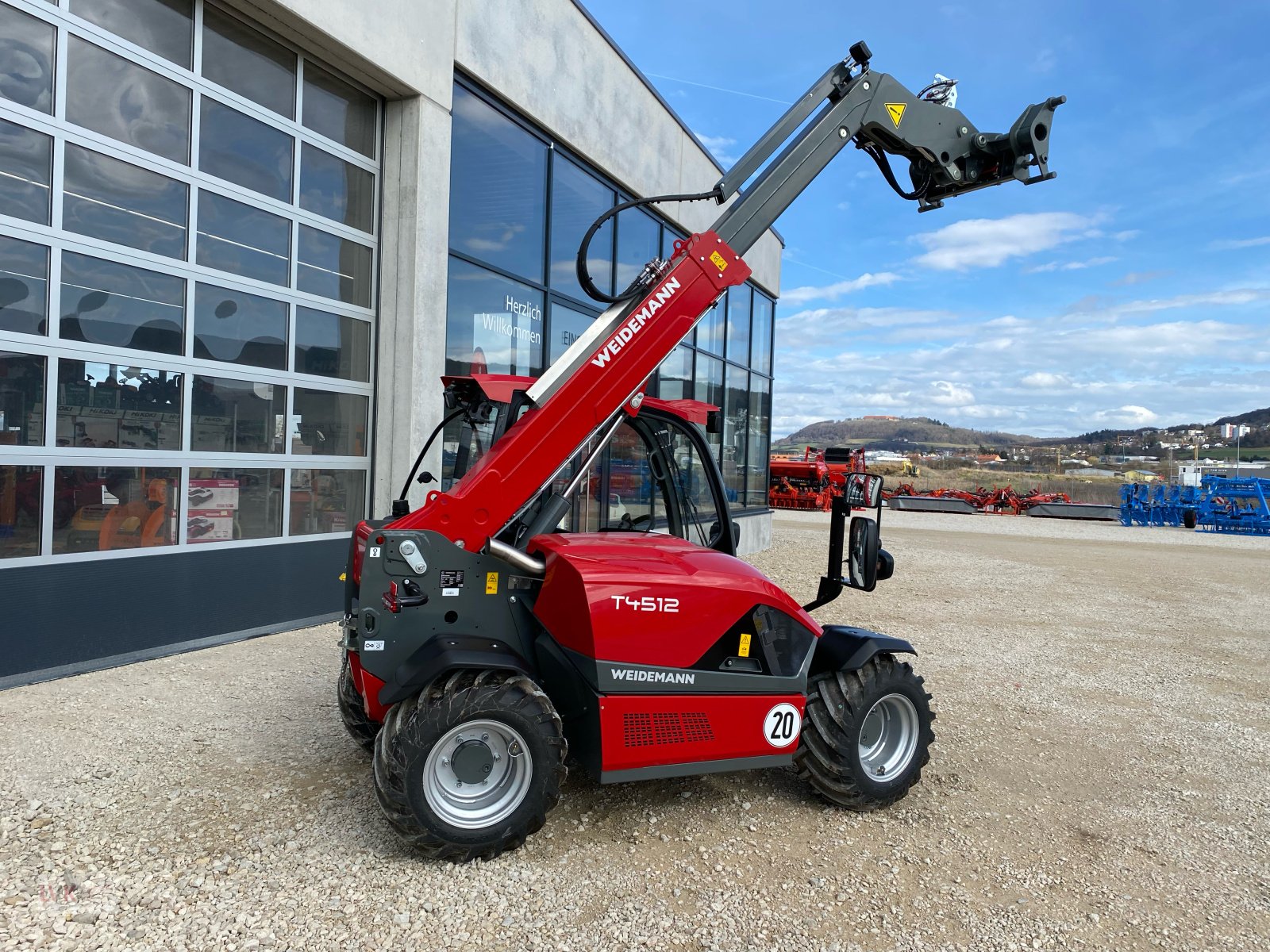 Teleskoplader of the type Weidemann  T 4512, Neumaschine in Weißenburg (Picture 7)