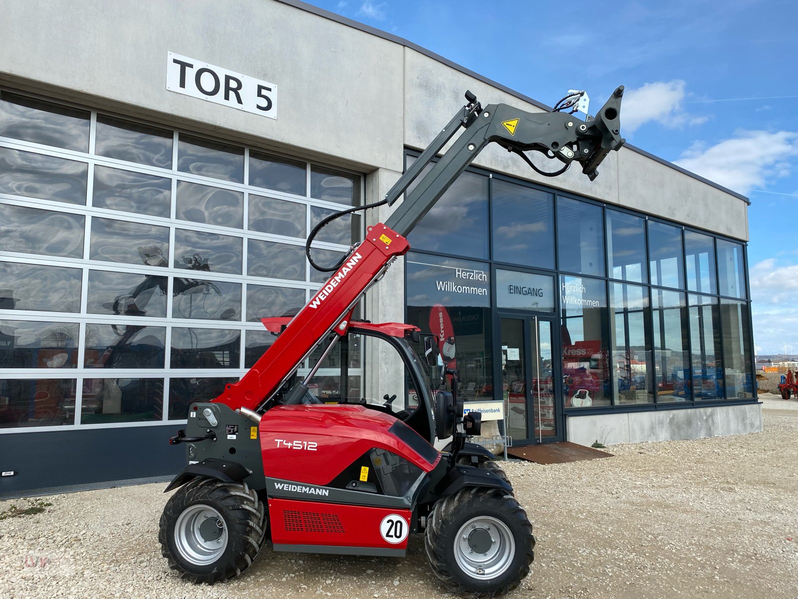 Teleskoplader of the type Weidemann  T 4512, Neumaschine in Weißenburg (Picture 8)