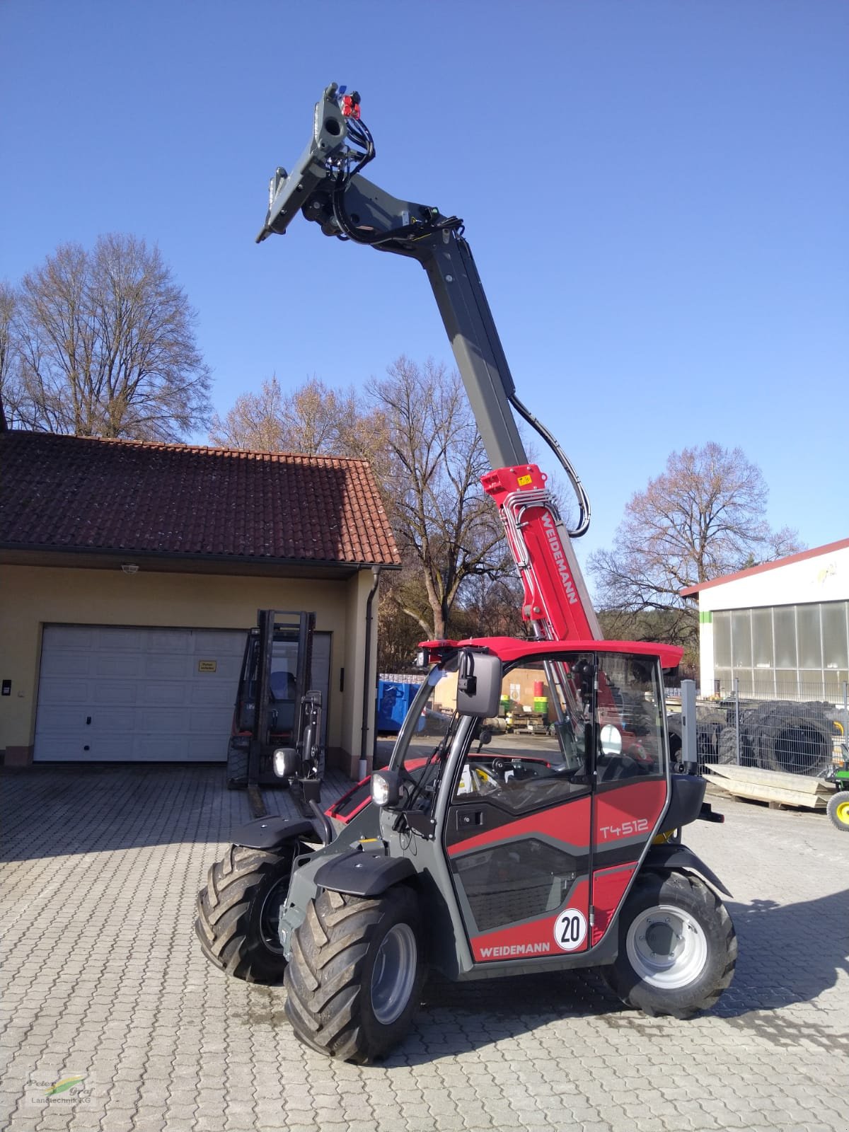 Teleskoplader del tipo Weidemann  T 4512, Neumaschine In Pegnitz-Bronn (Immagine 1)