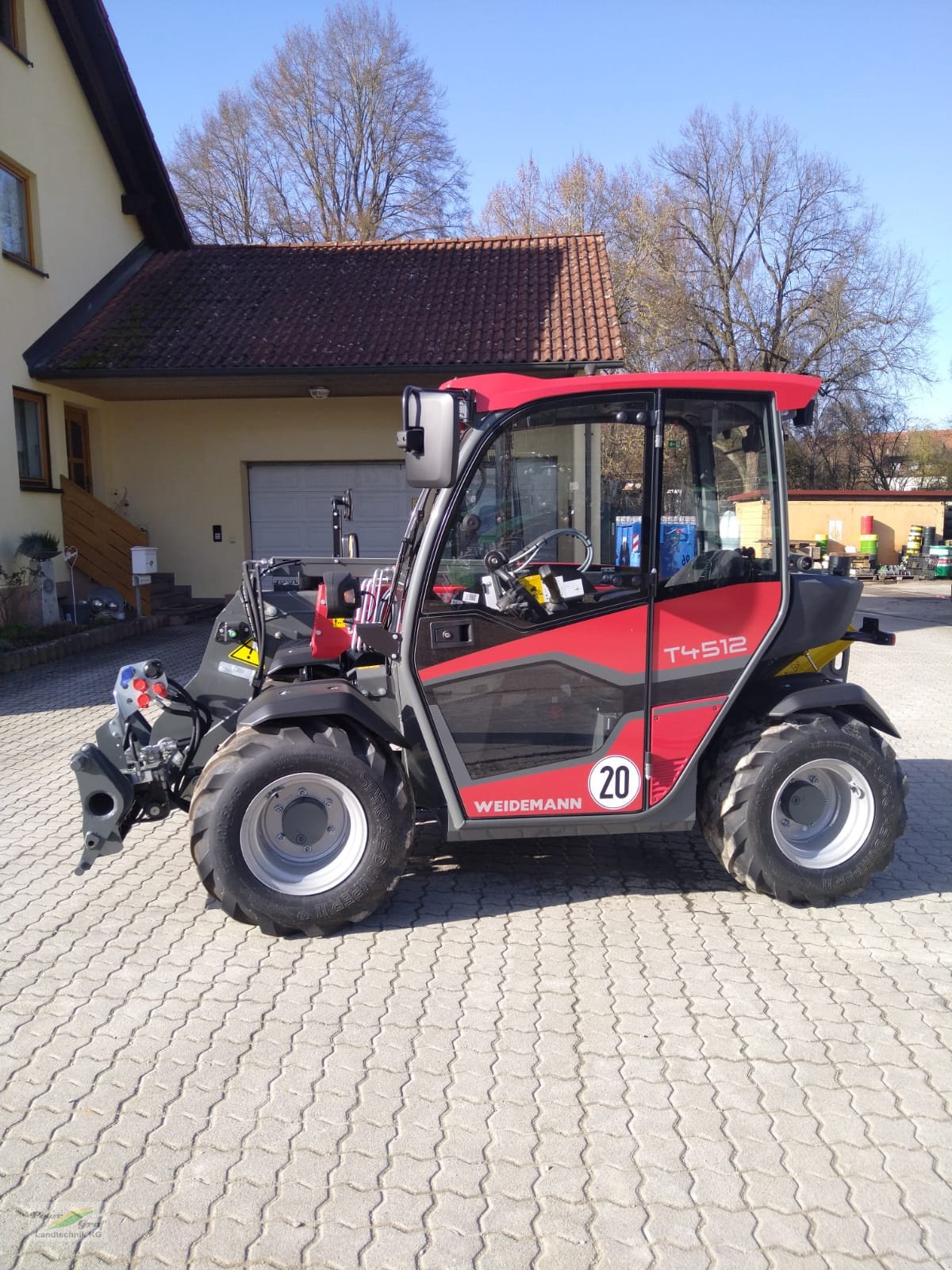 Teleskoplader del tipo Weidemann  T 4512, Neumaschine In Pegnitz-Bronn (Immagine 2)