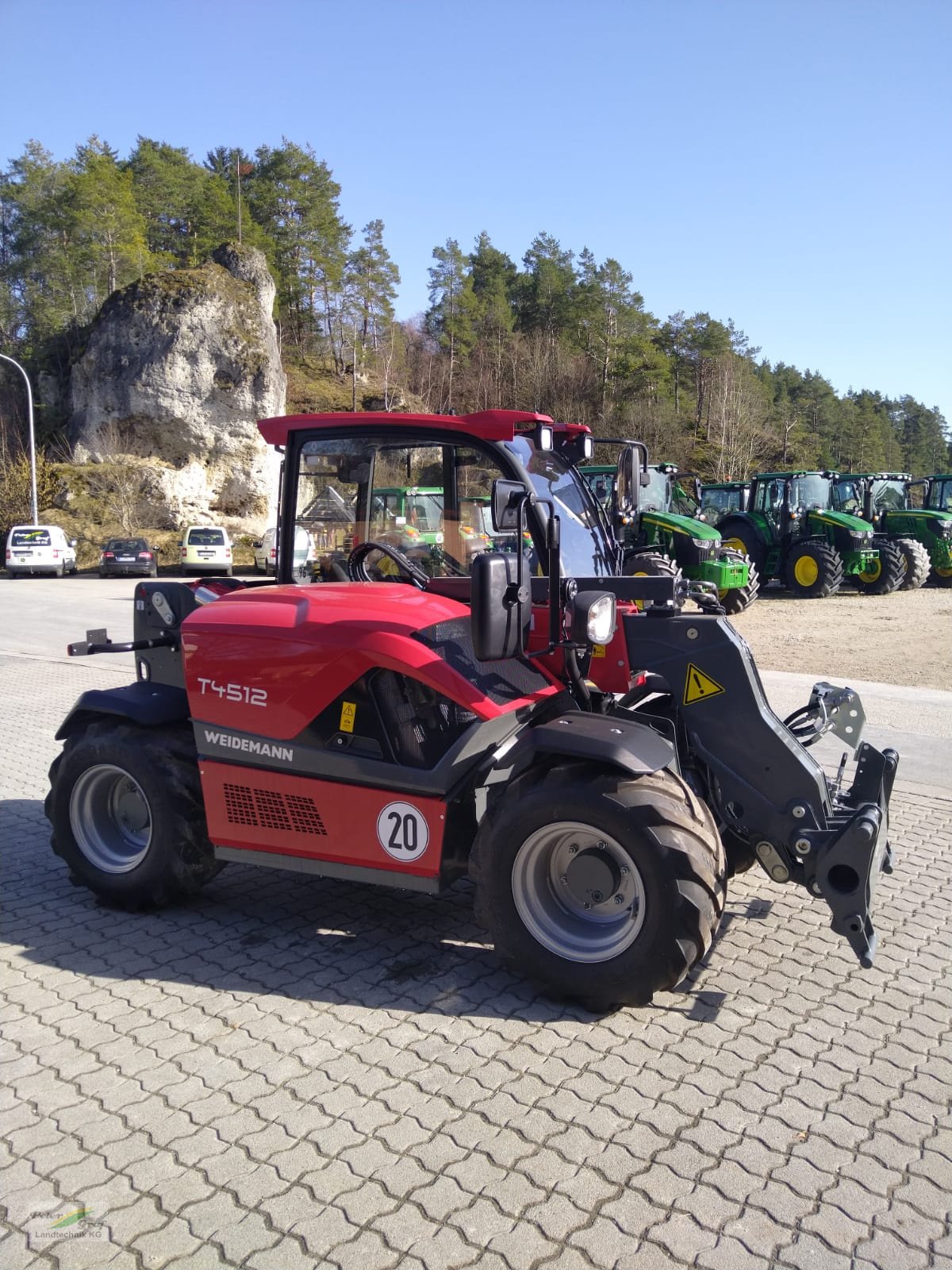 Teleskoplader del tipo Weidemann  T 4512, Neumaschine In Pegnitz-Bronn (Immagine 3)