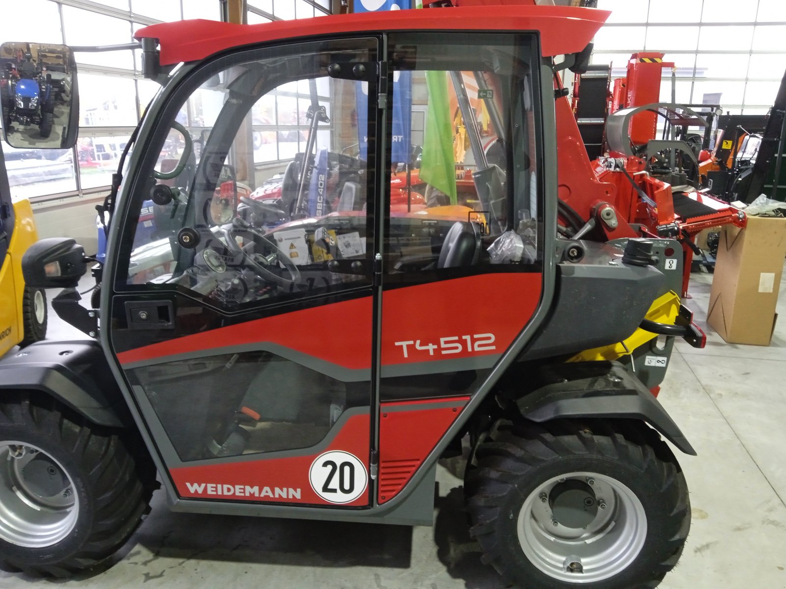 Teleskoplader of the type Weidemann  T 4512, Neumaschine in Nittenau (Picture 2)