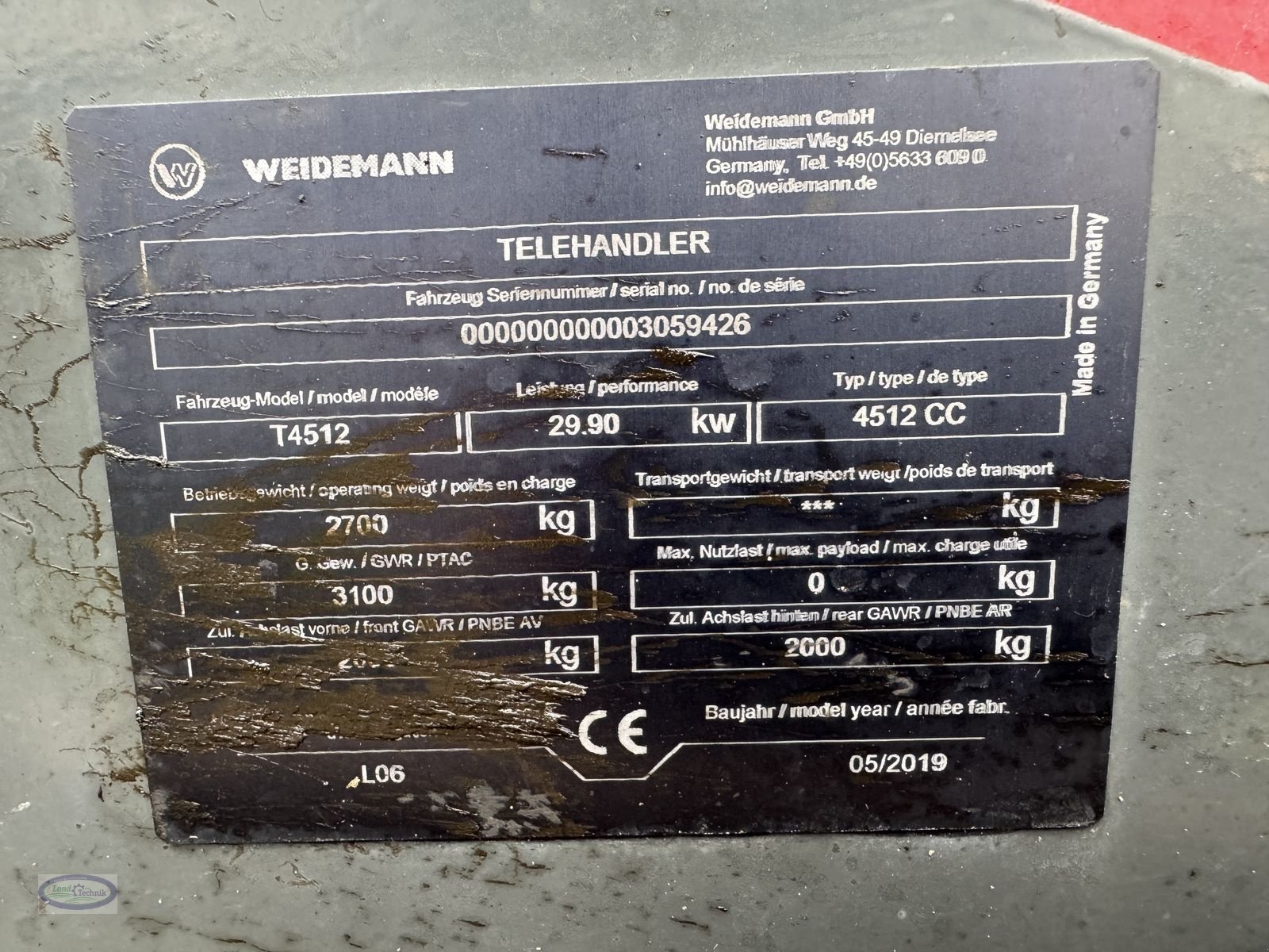 Teleskoplader za tip Weidemann  T 4512, Gebrauchtmaschine u Münzkirchen (Slika 5)