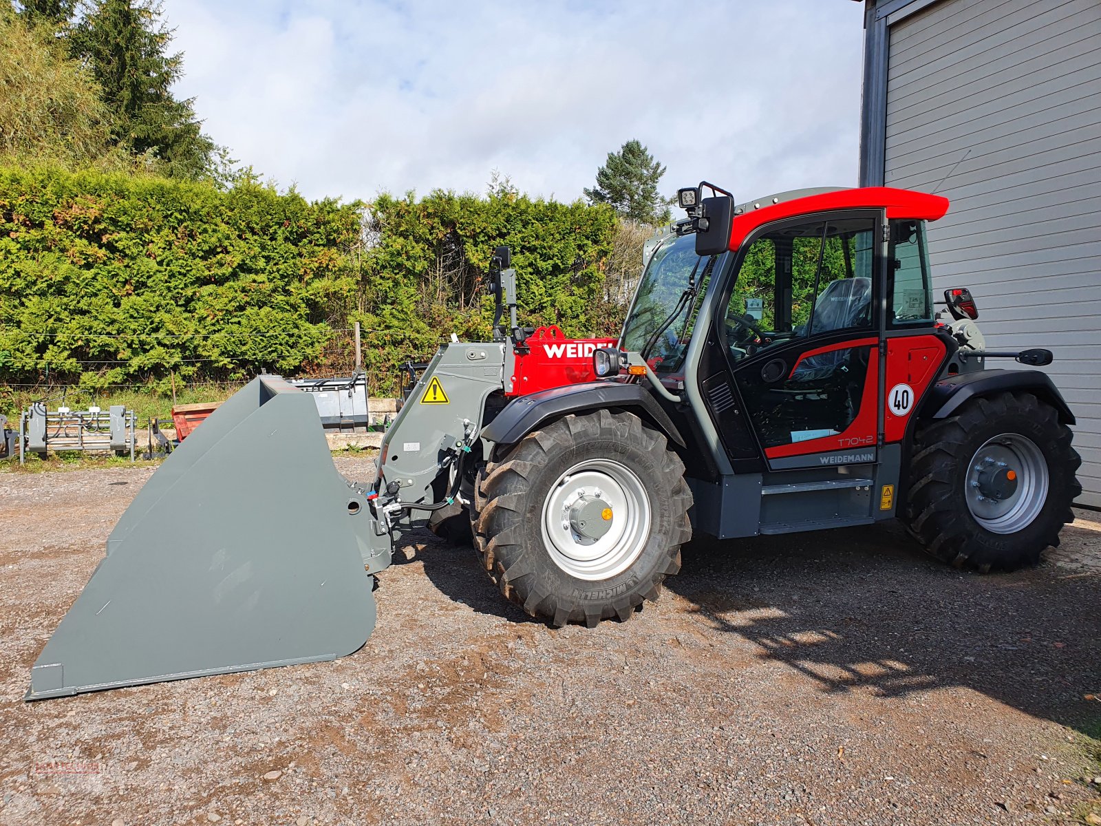 Teleskoplader a típus Weidemann  T 7042, Neumaschine ekkor: Kirkel-Altstadt (Kép 2)