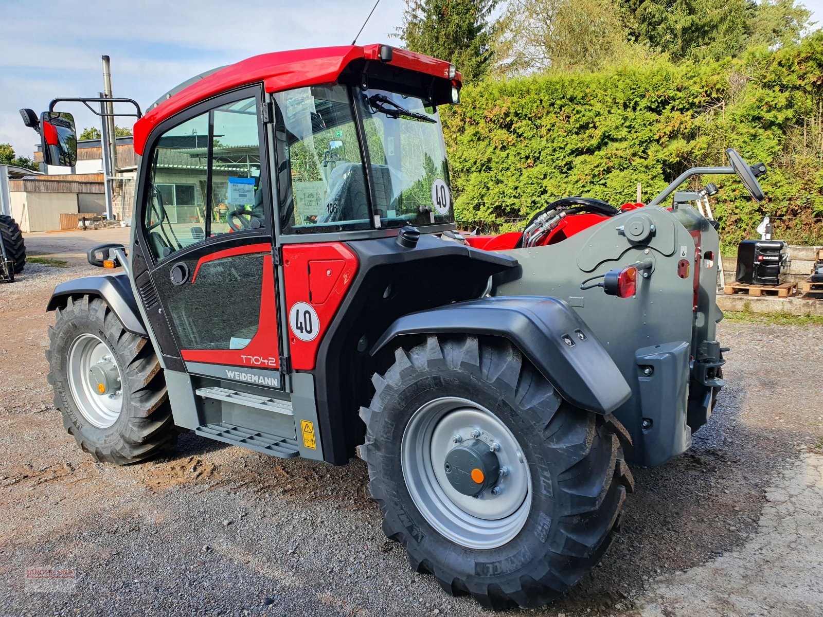 Teleskoplader a típus Weidemann  T 7042, Neumaschine ekkor: Kirkel-Altstadt (Kép 8)